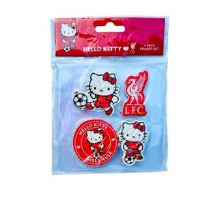 Liverpool Football Club x Hello Kitty Soccer Erasers